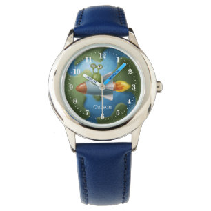 Reloj De Pulsera espacio fresco los amantes de alien agregan nombre