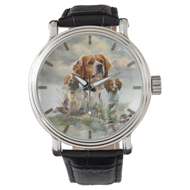 Reloj De Pulsera Españoles de Bretaña , Bretaña francesa , Perro de (Anverso)