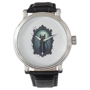 Reloj De Pulsera Espejo de gato embrujado