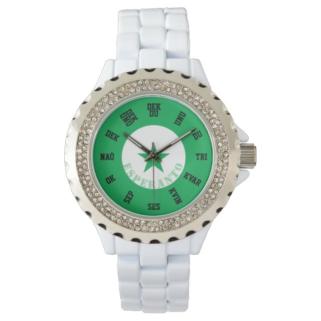 Reloj De Pulsera Esperanto, (Anverso)