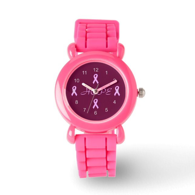 Reloj De Pulsera Esperanza en el cáncer de mama (Anverso)