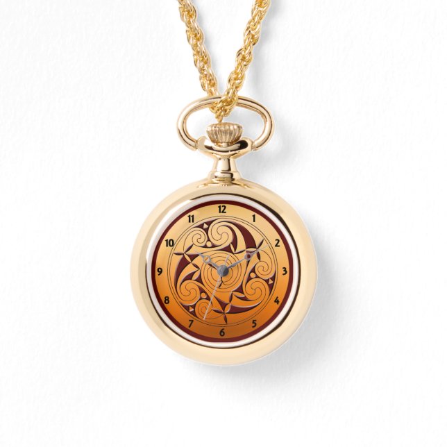 Reloj De Pulsera Espiral celta (Anverso)