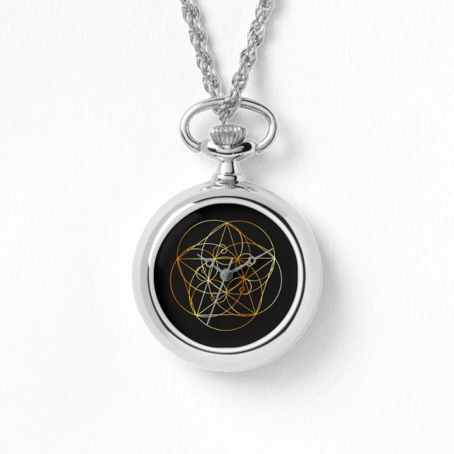 Reloj De Pulsera Espiral fibonacci - La geometría sagrada (Anverso)
