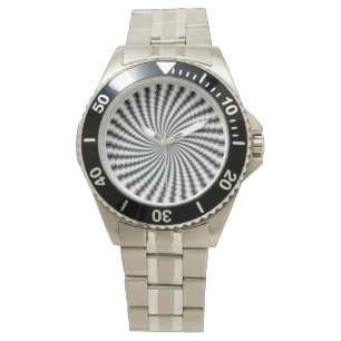 Reloj De Pulsera espiral hipnótico del disco
