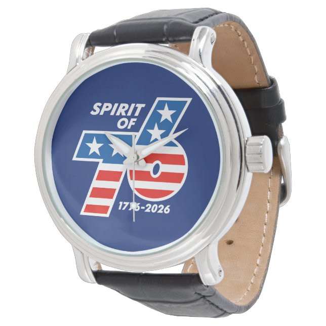 Reloj De Pulsera Espíritu del 76 - 250 cumpleaños de Estados Unidos (Angular)