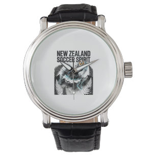 Reloj De Pulsera Espíritu Fútbol Nueva Zelanda Esqueleto Delantero 