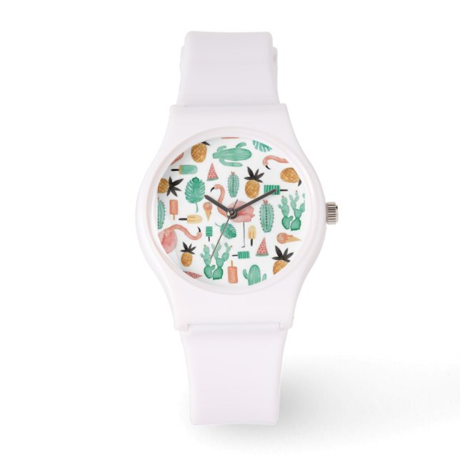 Reloj De Pulsera Esporty Watch Summer Print Chica Mujer (Anverso)
