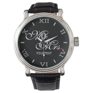 Reloj De Pulsera Esposa casera personalizada y sus recién casadas
