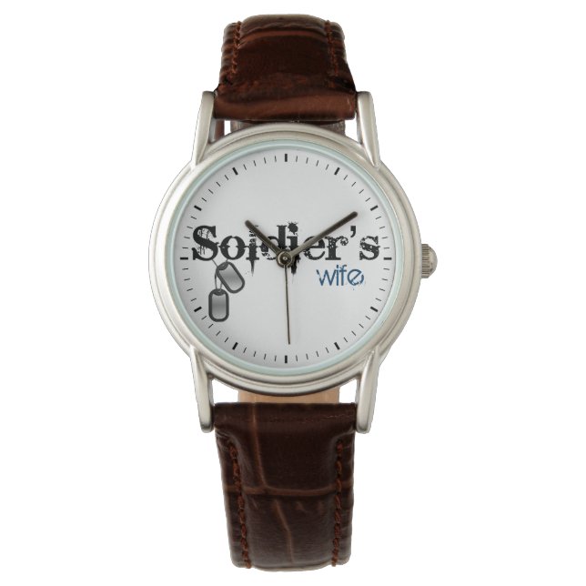 Reloj De Pulsera Esposa de soldado (Anverso)
