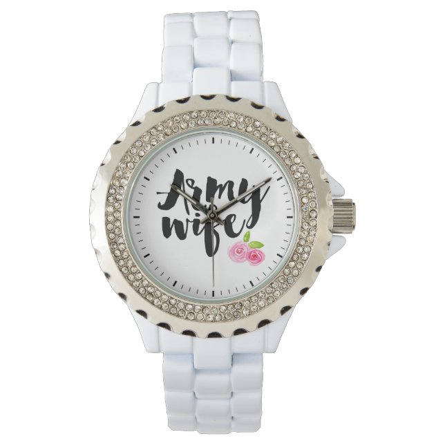 Reloj De Pulsera Esposa del ejército (Anverso)