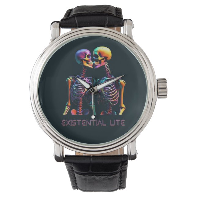 Reloj De Pulsera Esqueletos de Besada LITE EXISTENCIALES (Anverso)