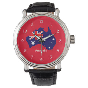 Reloj De Pulsera Esquema y bandera de Australia