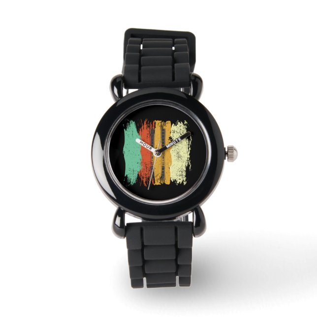 Reloj De Pulsera Esquí Retro Ski (Anverso)