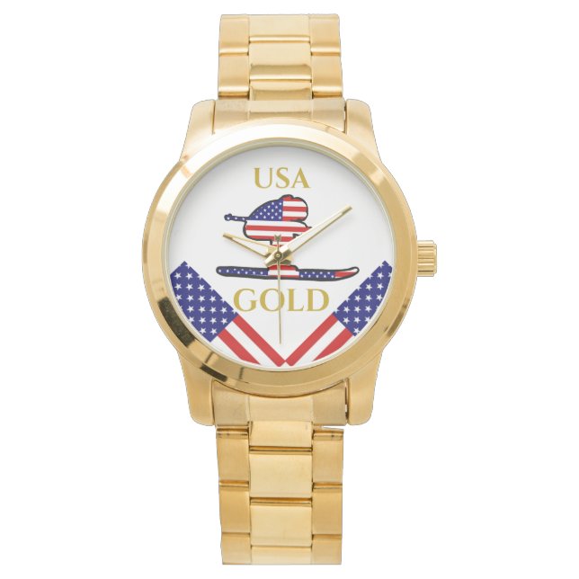 RELOJ DE PULSERA ESQUIADOR (Anverso)