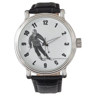 Reloj De Pulsera Esquiador de vacaciones - Esquí de descenso