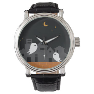 Reloj De Pulsera Esquivo personalizado de horror de halloween, ciud