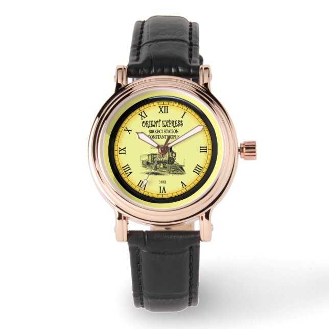 Reloj De Pulsera Estación de tren Orient Express Gare de l'Est Parí (Anverso)