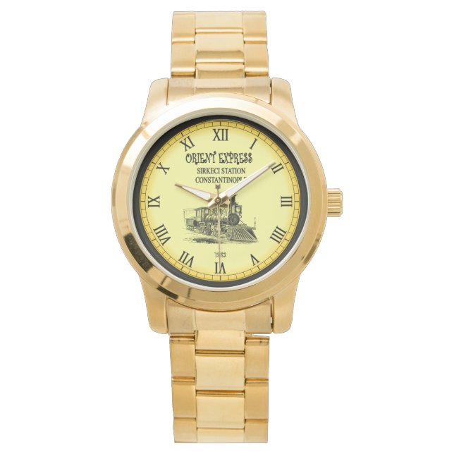 Reloj De Pulsera Estación de tren Orient Express Gare de l'Est Parí (Anverso)