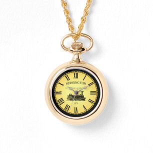 Reloj De Pulsera Estación Kensington ~ Londres Inglaterra ~ 1879 ~