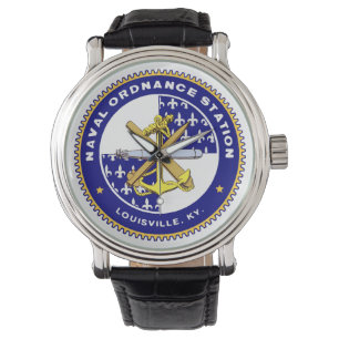 Reloj De Pulsera Estación Naval de Ordnance Louisville Watch