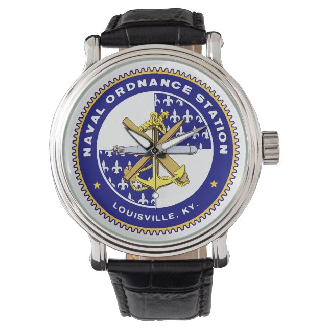 Reloj De Pulsera Estación Naval de Ordnance Louisville Watch (Anverso)