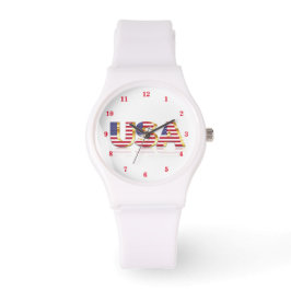 Reloj De Pulsera Estados Unidos de América Bandera Watch