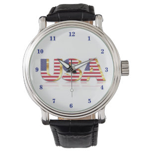 Reloj De Pulsera Estados Unidos de América Bandera Watch