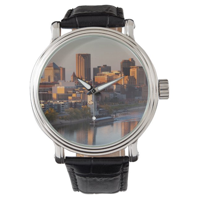 Reloj De Pulsera Estados Unidos, Minnesota, Minneapolis, St. Paul 3 (Anverso)