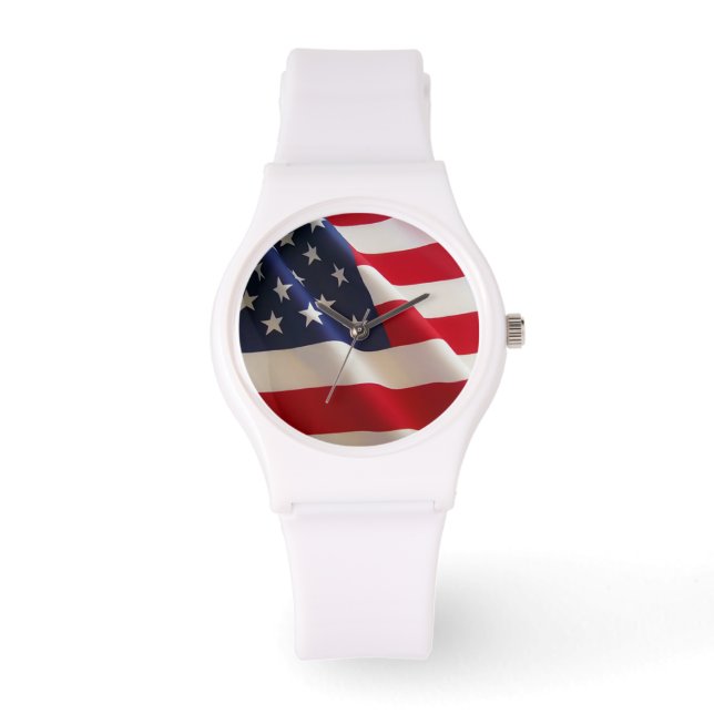 Reloj De Pulsera Estados Unidos Patriótico (Anverso)