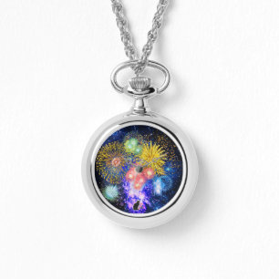 Reloj De Pulsera Estallidos de fuegos artificiales