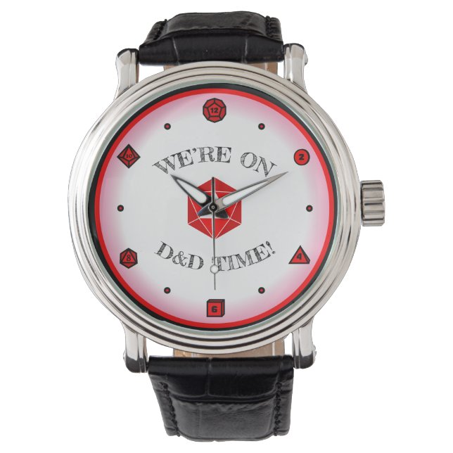 Reloj De Pulsera Estamos en DND Time - RED eWatch (Anverso)