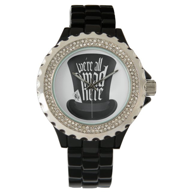 Reloj De Pulsera Estamos todos locos aquí (Anverso)