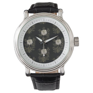 Reloj De Pulsera Estampado de plores medieval misterioso