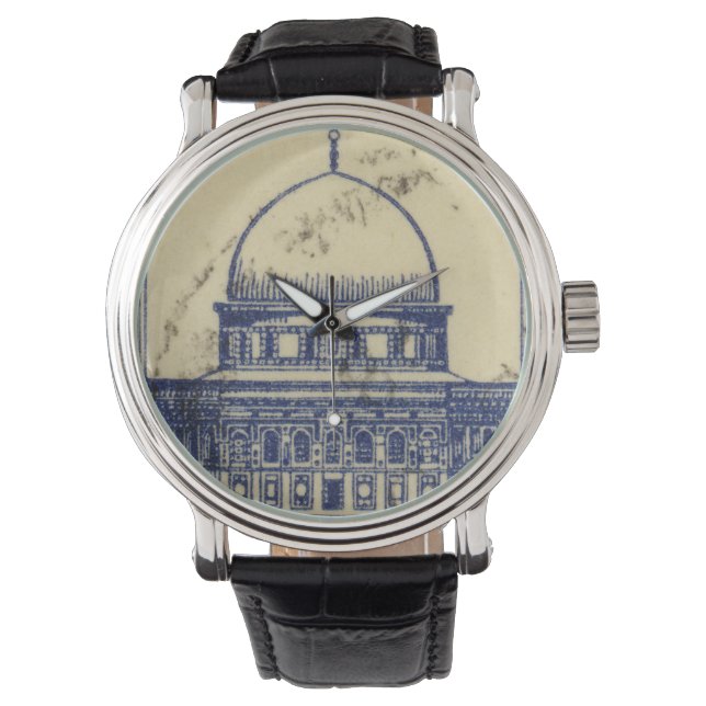 Reloj De Pulsera estampilla palestina antigua 1920_ folclore palest (Anverso)