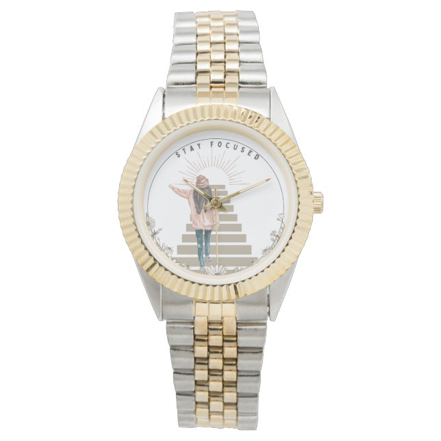 Reloj De Pulsera Estar centrado (Anverso)