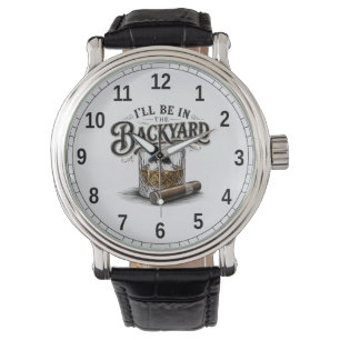 Reloj De Pulsera Estaré en el patio divertido amante de bourbon y c