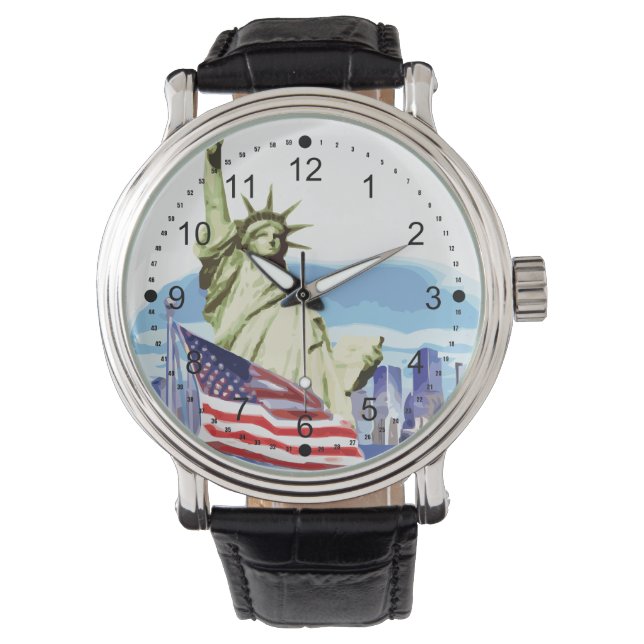 Reloj De Pulsera Estatua de la Libertad 2 (Anverso)