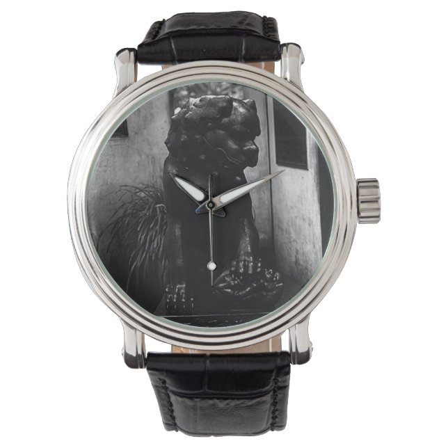 Reloj De Pulsera Estatua del jardín de la China de Shanghai Yuyuan (Anverso)