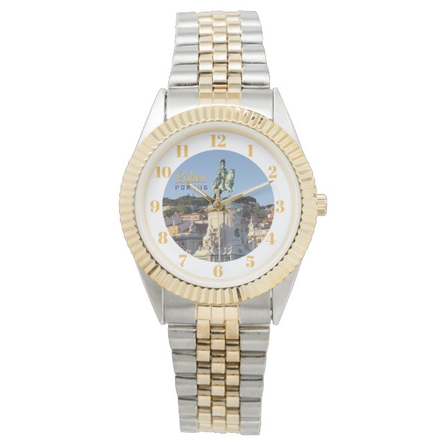 Reloj De Pulsera Estatua ecuestre del Rey José I, Lisboa (Anverso)