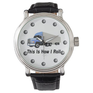 Reloj De Pulsera Éste es cómo ruedo semi el camión