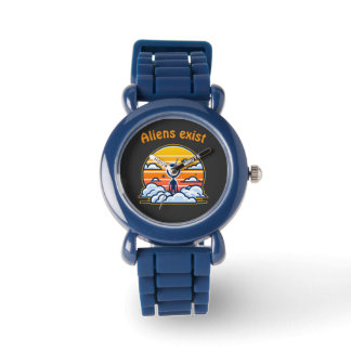 Reloj De Pulsera Estética Alien Sunset | Sci-Fi Alien Sunset