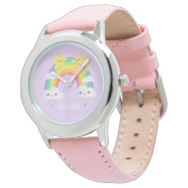 Reloj De Pulsera Estética del arcoiris colorido