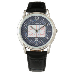 Reloj De Pulsera Estilo azul personalizado del carbono del diagrama