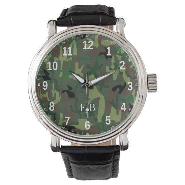 Reloj De Pulsera Estilo CAMO de eWatch (Anverso)