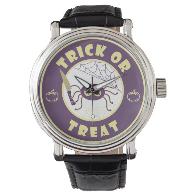Reloj De Pulsera Estilo de araña halloween Starbucks (Anverso)