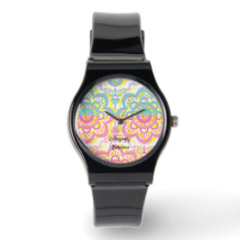 Reloj De Pulsera Estilo de arte callejero español; diseño 2
