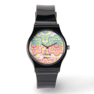 Reloj De Pulsera Estilo de arte callejero español; diseño 2