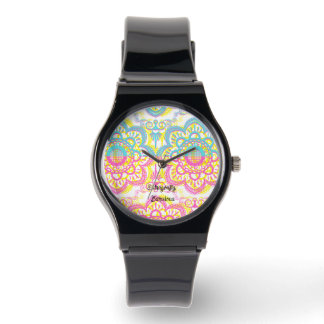 Reloj De Pulsera Estilo de arte callejero español; diseño 2