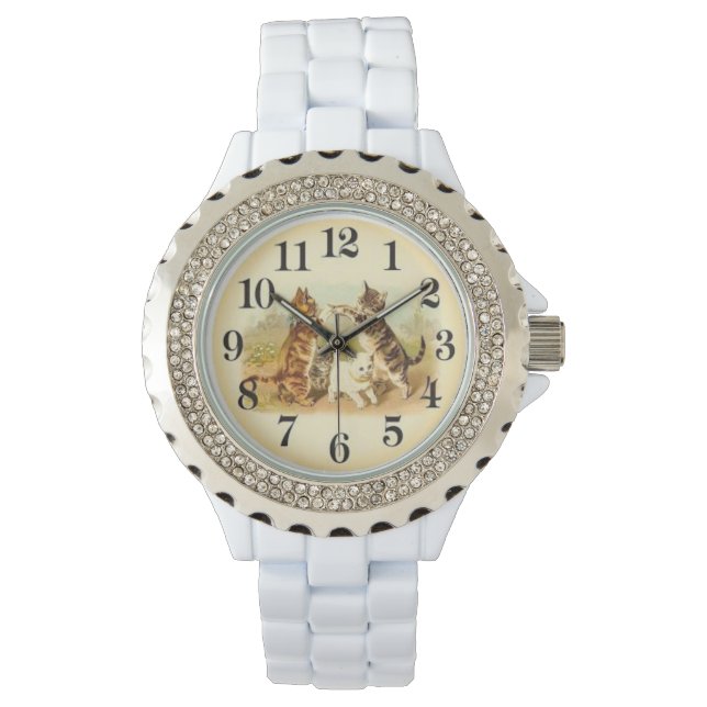 Reloj De Pulsera Estilo de gatitos 1 (Anverso)