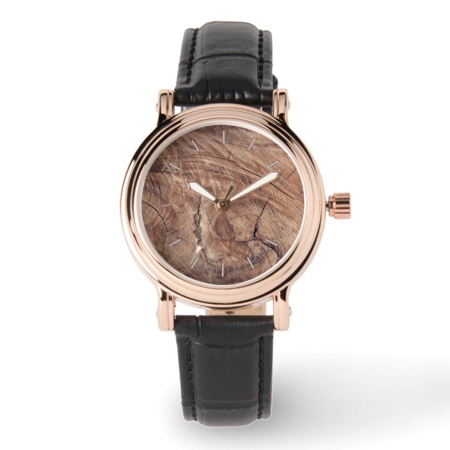 Reloj De Pulsera Estilo de madera (Anverso)